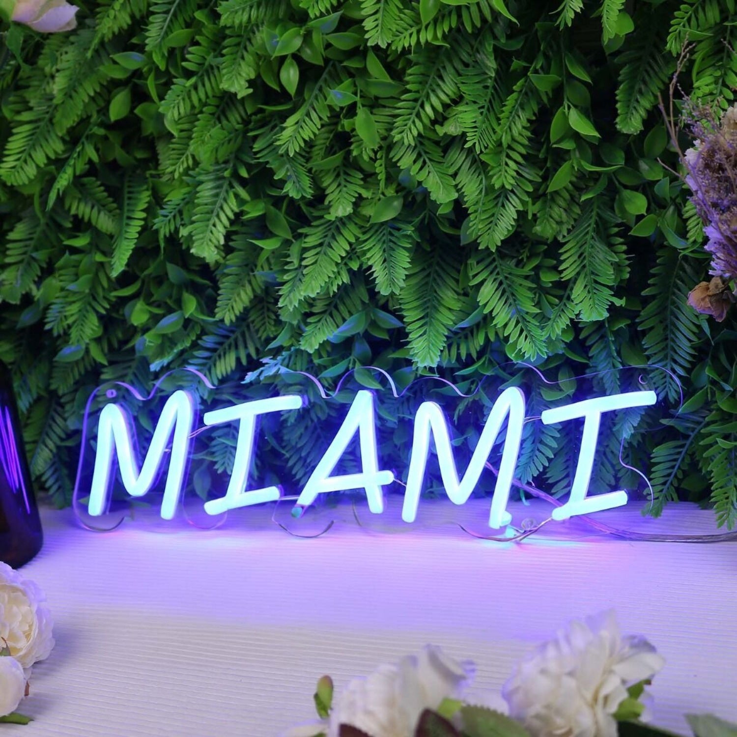 Miami Blue Led Neon Sign - Shineneon