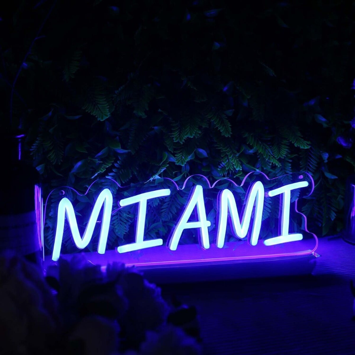 Miami Blue Led Neon Sign - Shineneon