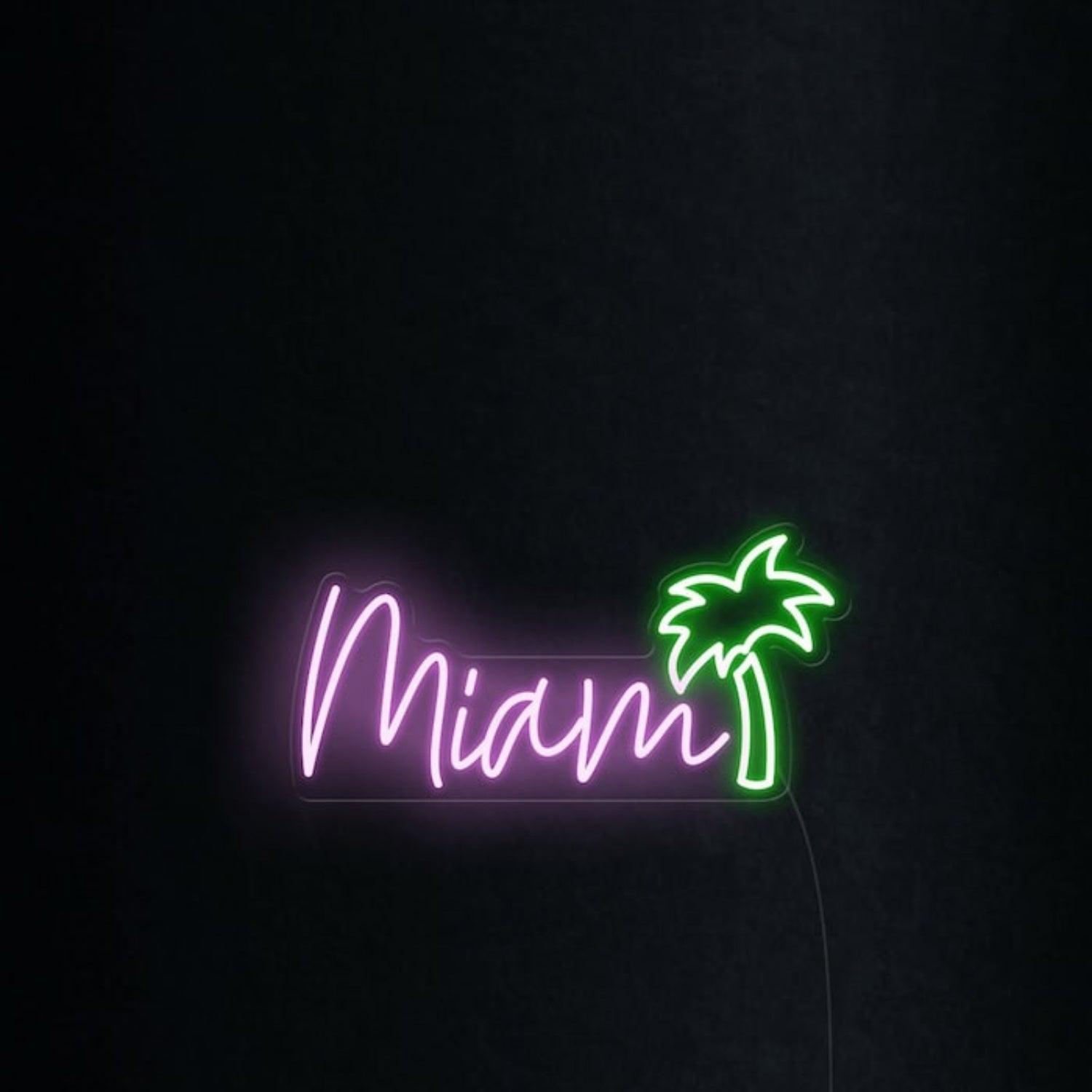 Miami Palm Tree Led Neon Sign Wall Art | Shineneon