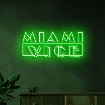 Miami Vice Retro Neon For A Stylish Throwback | Shineneon