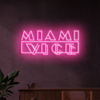 Miami Vice Retro Neon For A Stylish Throwback | Shineneon