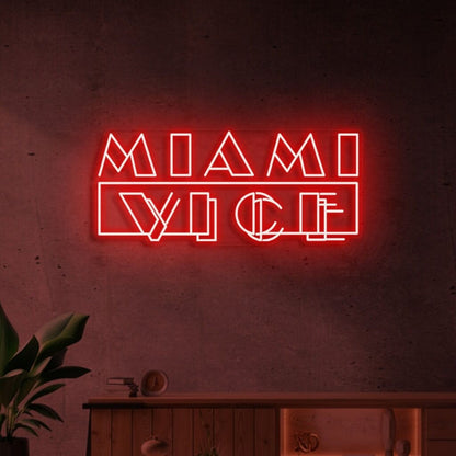 Miami Vice Retro Neon For A Stylish Throwback | Shineneon
