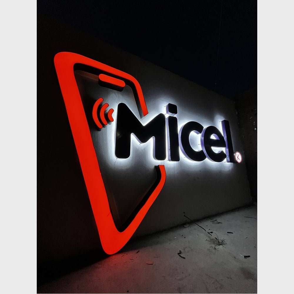 Micel 3D Frontlit And Backlit Channel Letter Led Light Sign - Shineneon