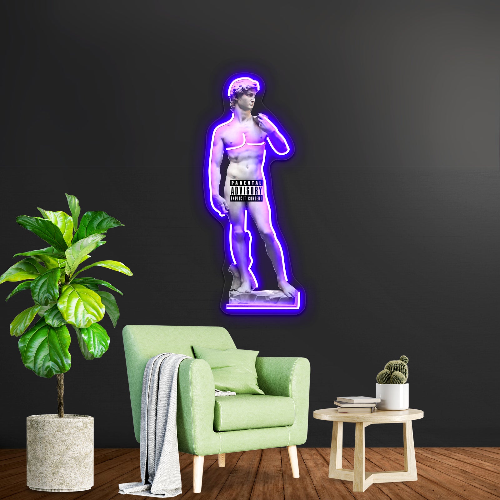 Michelangelo David Artwork Neon Wall Signs | Shineneon