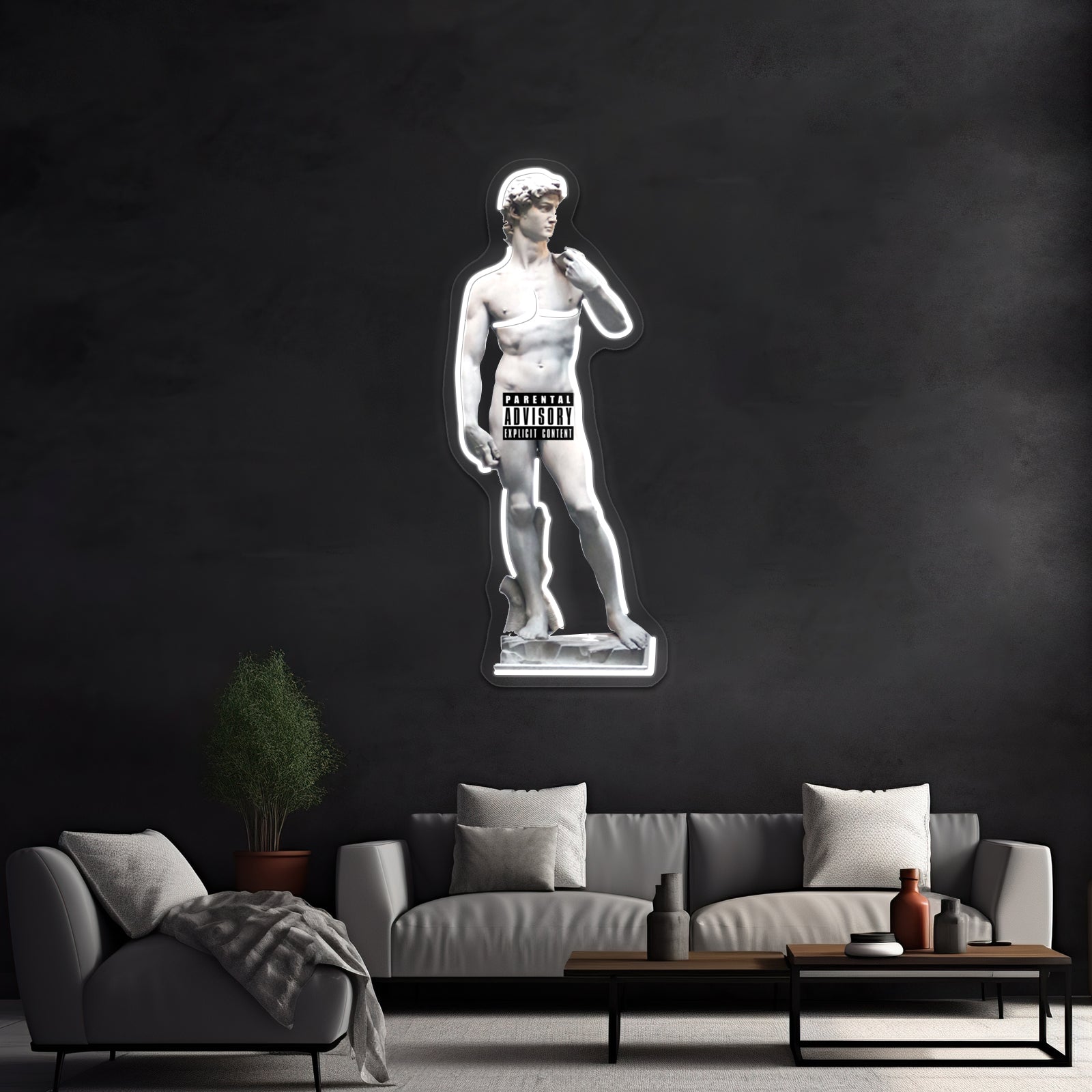 Michelangelo David Artwork Neon Wall Signs | Shineneon