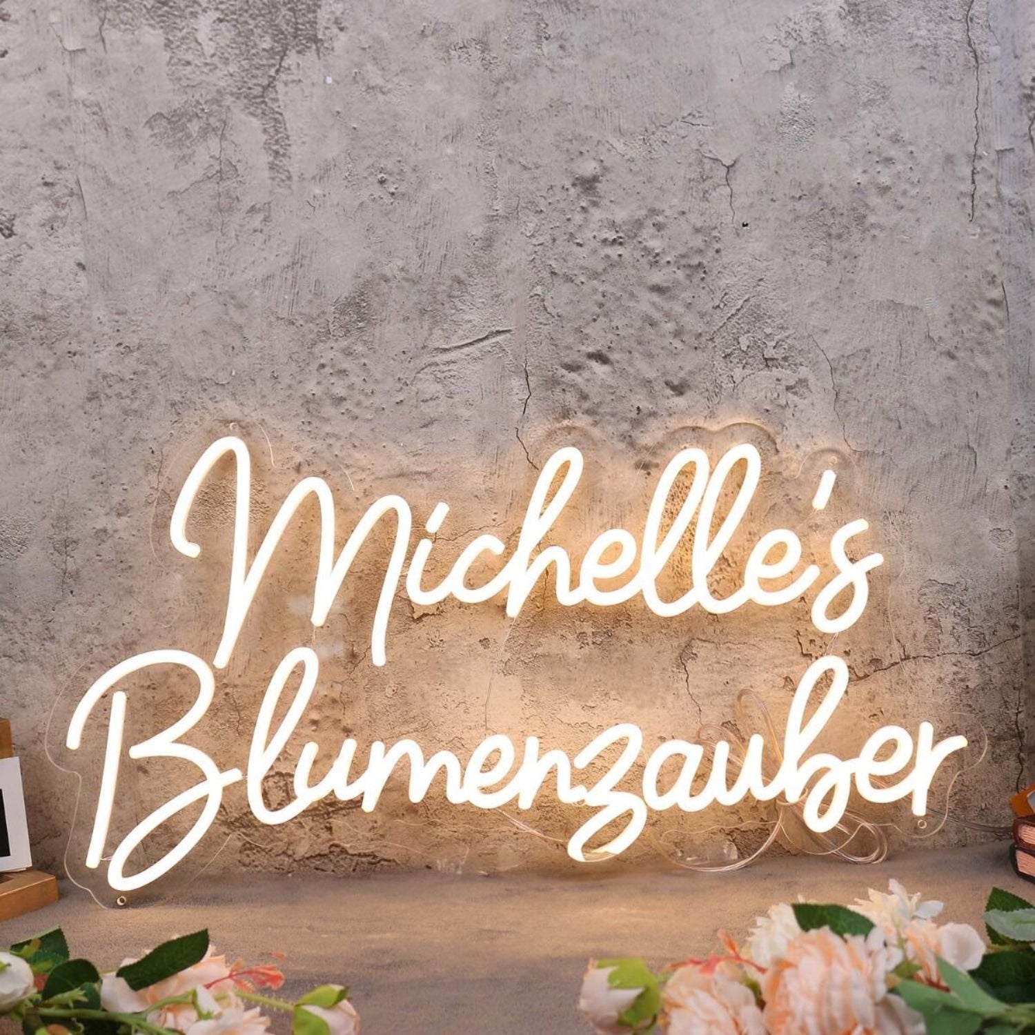 Michelle S Blumenzauber Yellow Led Neon Sign - Shineneon