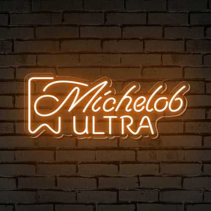Michelob Ultra Red White Blue Led Neon Sign For Bar Restaurant Brand Wall Decor | Shineneon