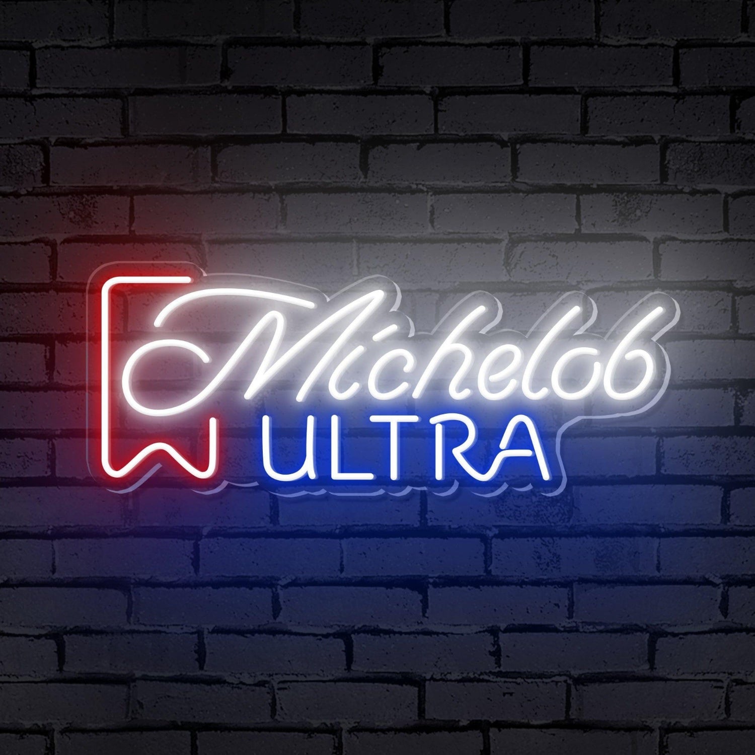 Michelob Ultra Red White Blue Led Neon Sign For Bar Restaurant Brand Wall Decor | Shineneon