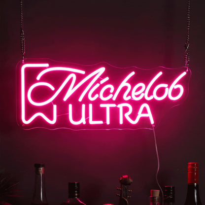 Michelob Ultra Red White Blue Led Neon Sign For Bar Restaurant Brand Wall Decor | Shineneon
