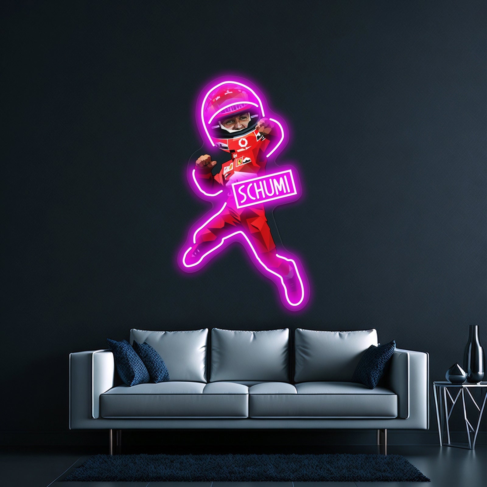 Michigan Flower Artwork Custom Neon Sign For Home Decor - Shineneon