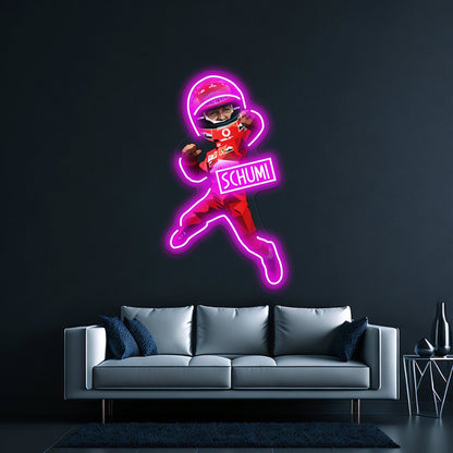 Michigan Flower Artwork Custom Neon Sign For Home Decor - Shineneon