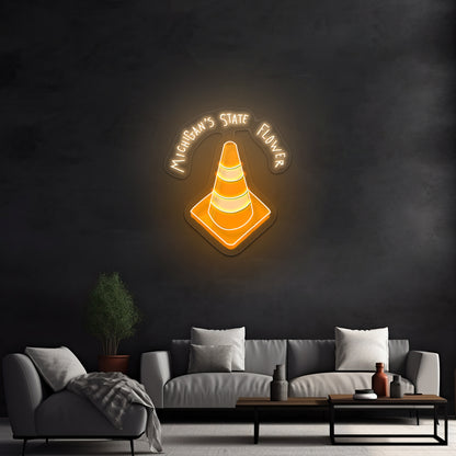 Michigan Lighthouse Artwork Led Signs