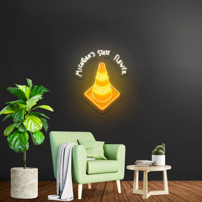 Michigan Lighthouse Artwork Led Signs