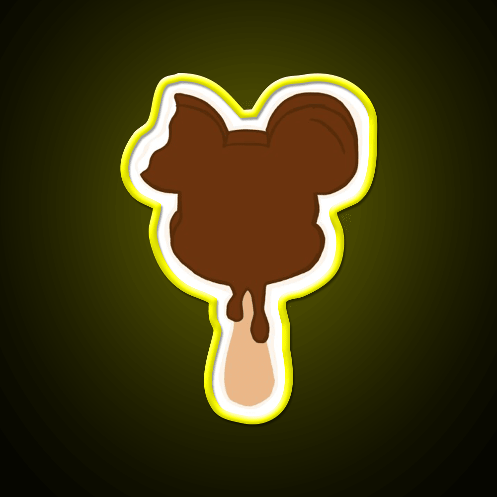 Mickey Ice Cream Snack Food Led Neon Sign For Snack Room Rgb Color - Shineneon
