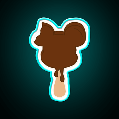 Mickey Ice Cream Snack Food Led Neon Sign For Snack Room Rgb Color - Shineneon