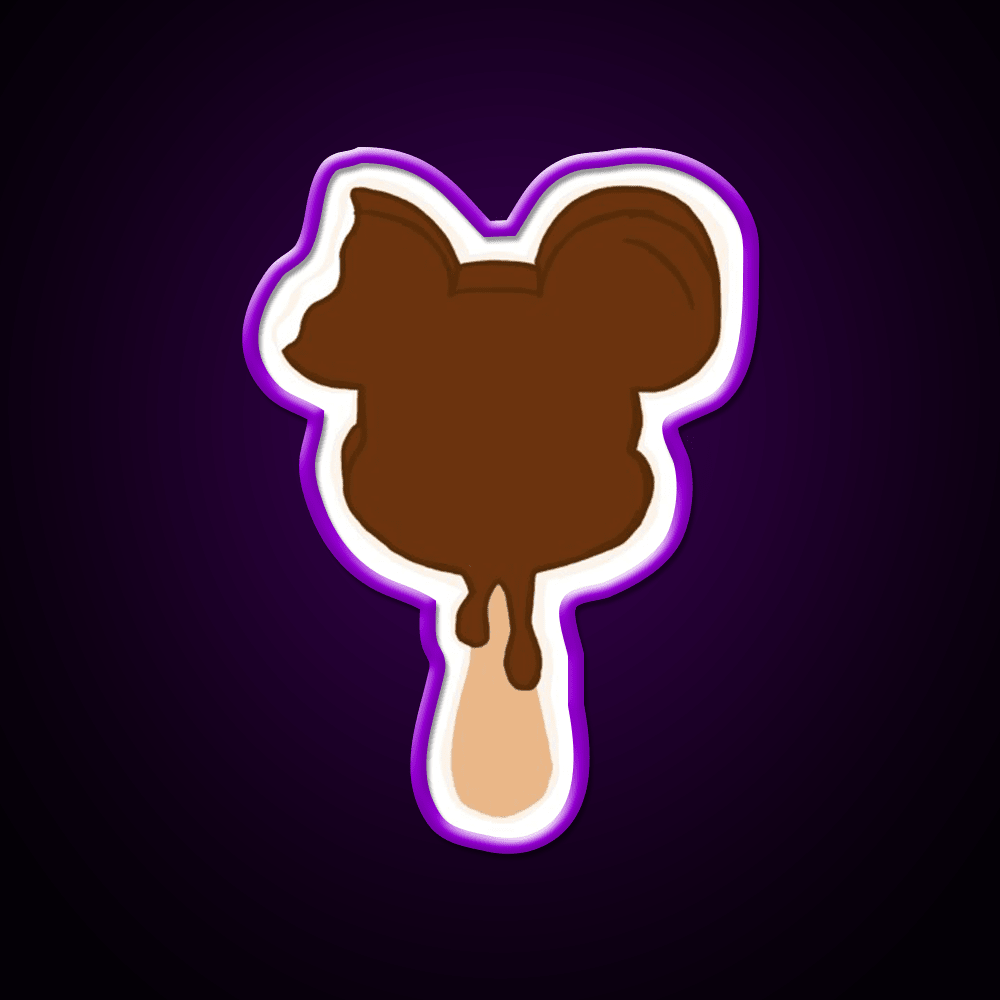 Mickey Ice Cream Snack Food Led Neon Sign For Snack Room Rgb Color - Shineneon