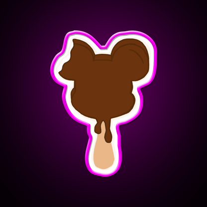 Mickey Ice Cream Snack Food Led Neon Sign For Snack Room Rgb Color - Shineneon