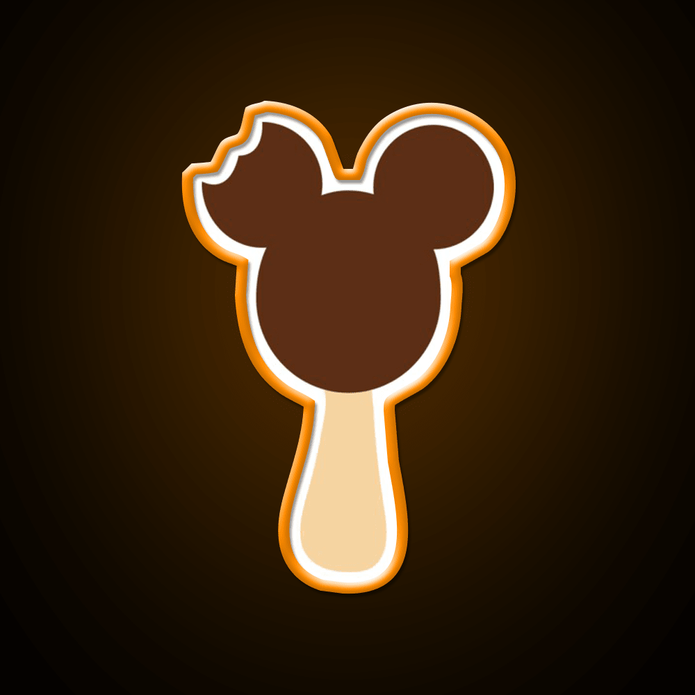 Mickey Ice Cream Snack Food Led Neon Sign Rgb Color - Shineneon