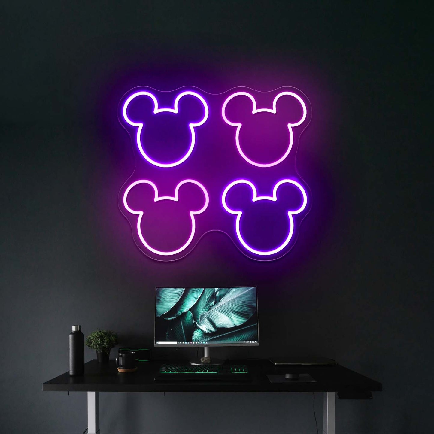 Mickey Multicolor Heads Led Neon Signs