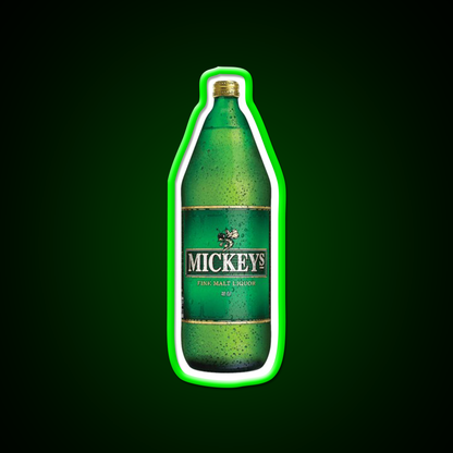 Mickeys 40Oz Beer Bar Decor Led Neon Sign Rgb Color - LED neon sign view 8