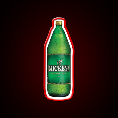 Mickeys 40Oz Beer Bar Decor Led Neon Sign Rgb Color - LED neon sign view 10