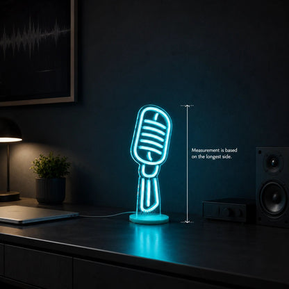 Microphone LED Neon Sign Man Cave Neon Sign - Shineneon