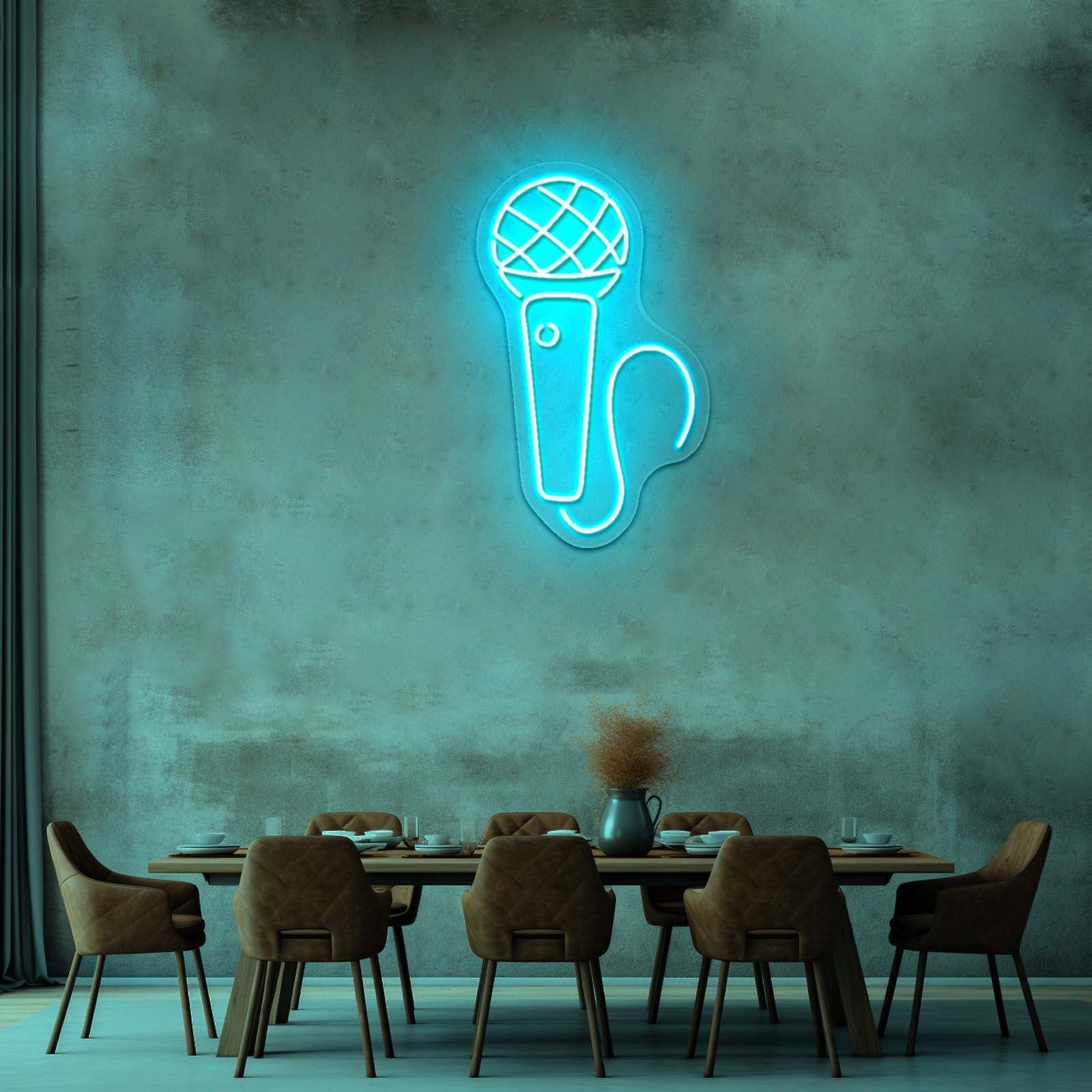 Microphone Neon Sign Music Led Sign Neon Led Signs - Shineneon