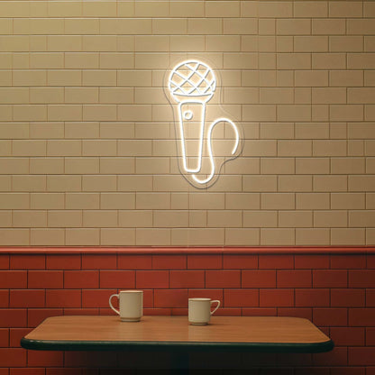 Microphone Neon Sign Music Led Sign Neon Led Signs - Shineneon