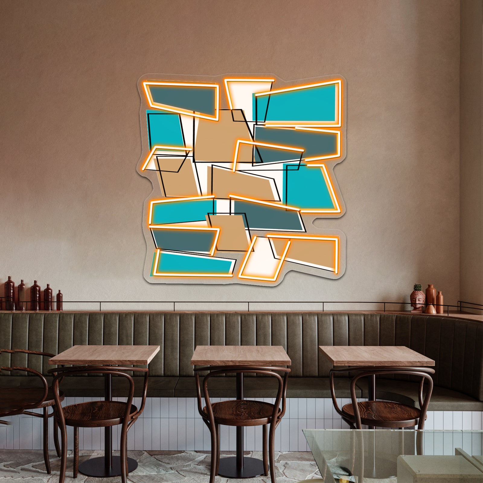 Mid Century Modern Atomic Abstract Wall Artwork Neon Signs | Shineneon