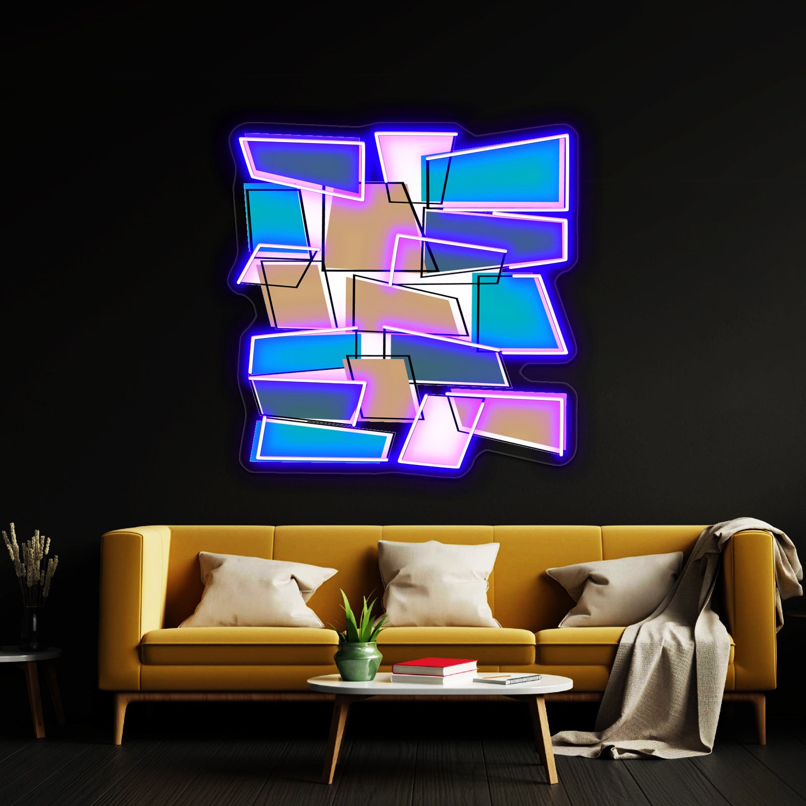 Mid Century Modern Atomic Abstract Wall Artwork Neon Signs | Shineneon