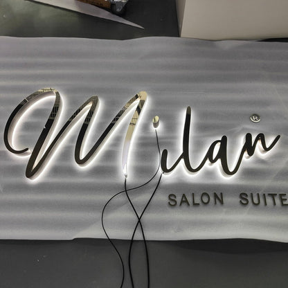 Midan Salon Suite 3D Backlit Channel Letters Led Light Sign - Shineneon