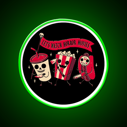 Midnight Movie Snack Food Led Neon Sign Rgb Color - Shineneon