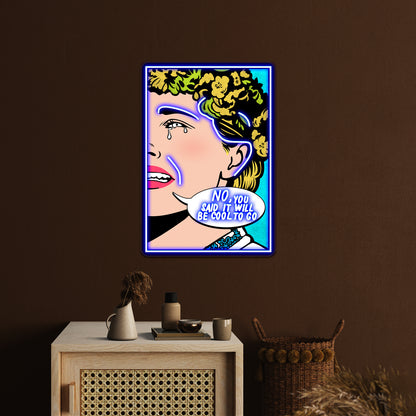 Midsommar No You Said It Will Be Cool Pop Artwork Neon Wall Signs - LED neon sign view 5