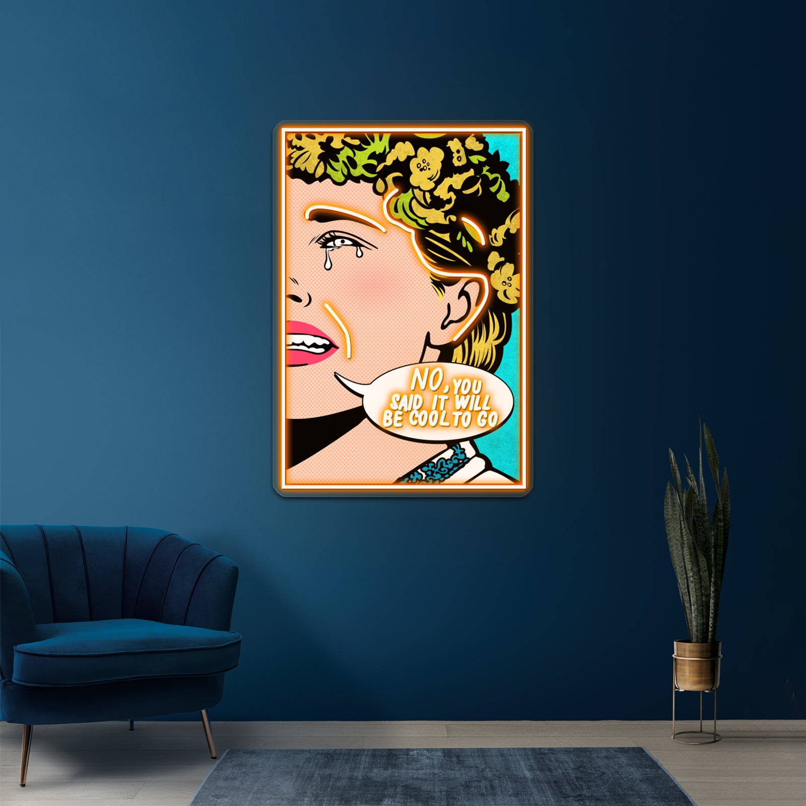 Midsommar No You Said It Will Be Cool Pop Artwork Neon Wall Signs - LED neon sign view 6