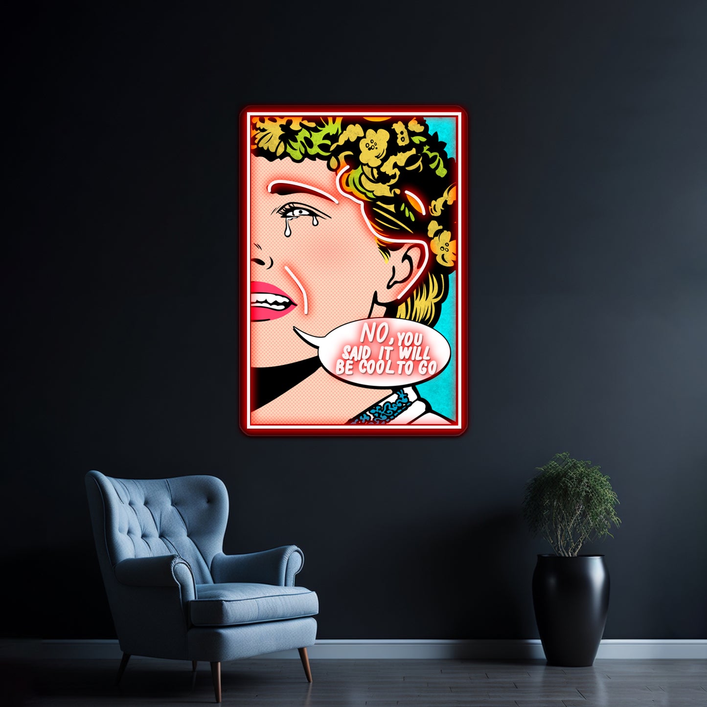 Midsommar No You Said It Will Be Cool Pop Artwork Neon Wall Signs