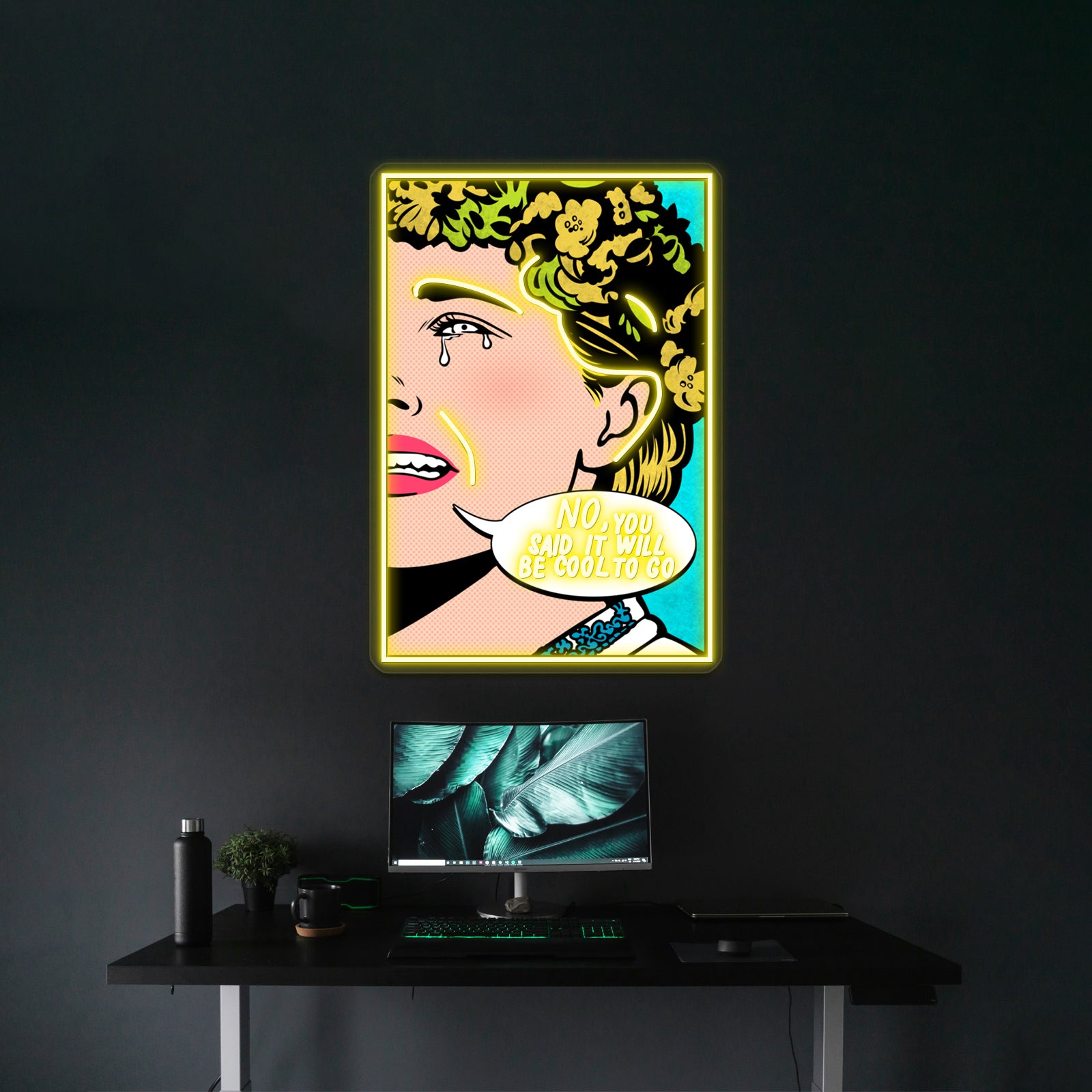 Midsommar No You Said It Will Be Cool Pop Artwork Neon Wall Signs - LED neon sign view 7