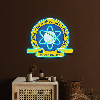 Midtown High School Of Science And Technology Artwork Neon Wall Signs - Shineneon