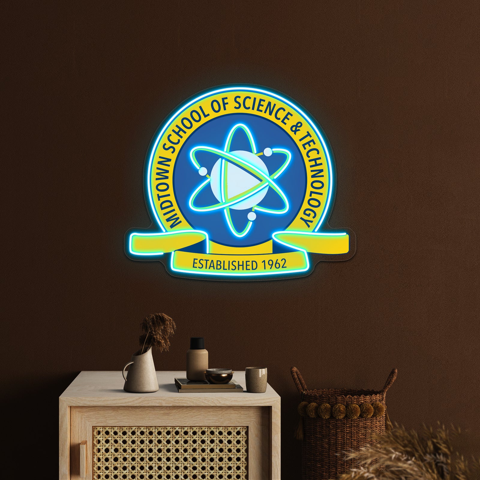 Mighty Baby Carrot Neon Acrylic Artwork