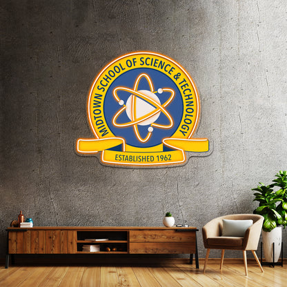 Midtown High School Of Science And Technology Artwork Neon Wall Signs