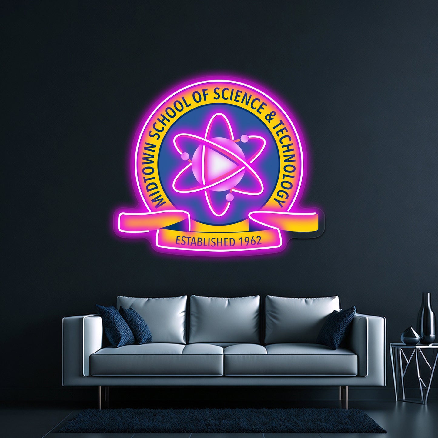 Midtown High School Of Science And Technology Artwork Neon Wall Signs