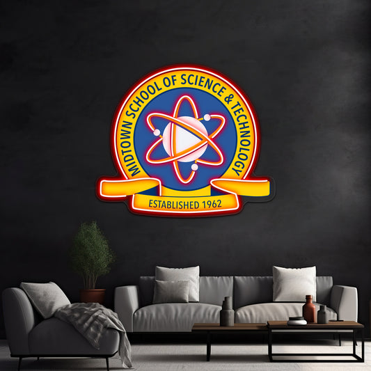 Midtown High School Of Science And Technology Artwork Neon Wall Signs