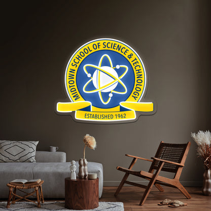 Mighty Baby Carrot Neon Acrylic Artwork