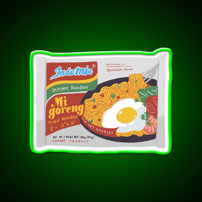 Mie Goreng Indomie Snack Food Led Neon Sign Rgb Color - Shineneon