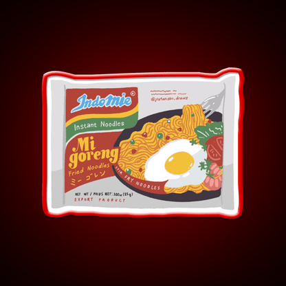 Mie Goreng Indomie Snack Food Led Neon Sign Rgb Color - Shineneon