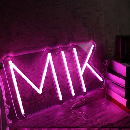 Mik Pink Led Neon Sign - Shineneon