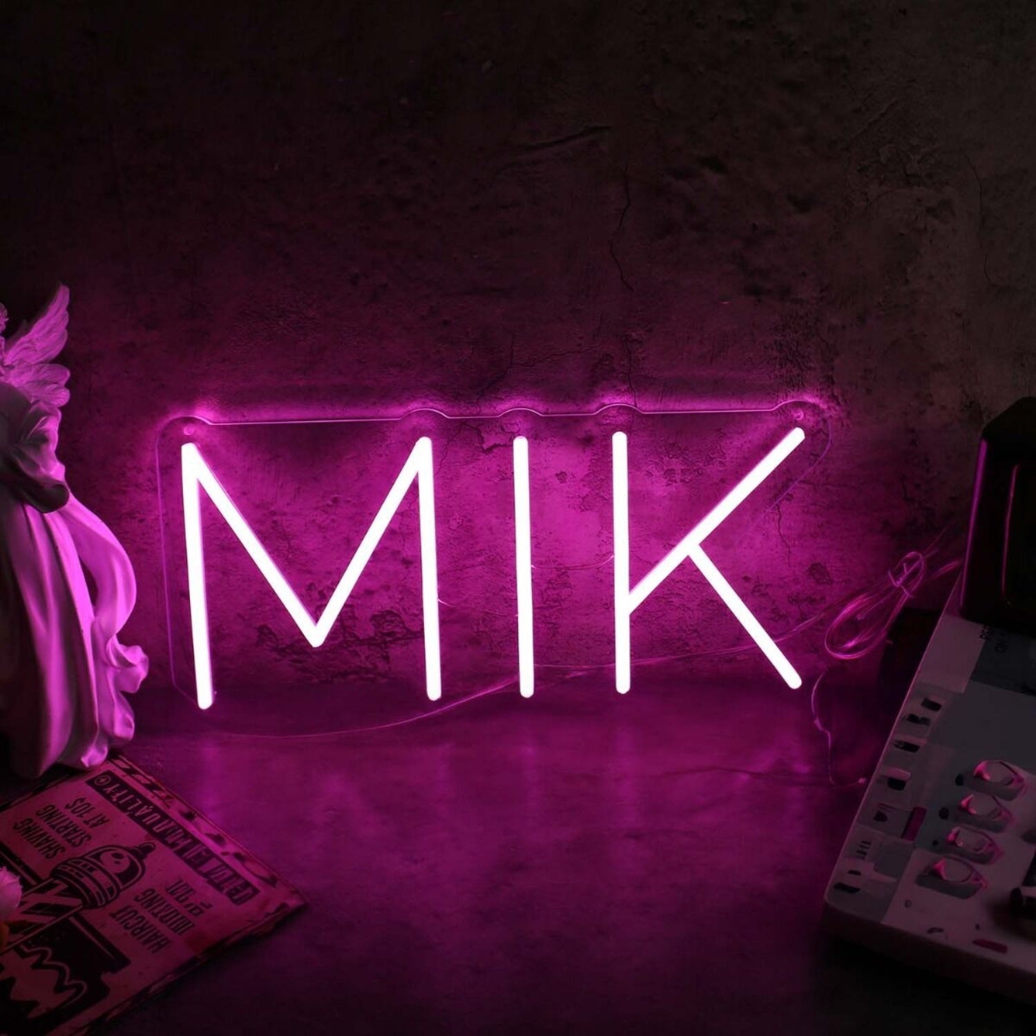 Mik Pink Led Neon Sign - Shineneon