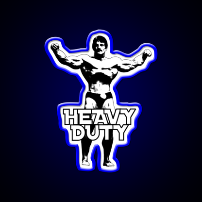 Mike Mentzer Heavy Duty Gym Fitness Led Neon Sign Rgb Color