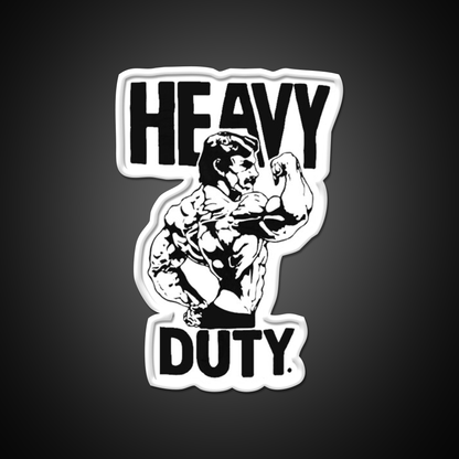 Mike Mentzer Heavy Duty Logo Gym Fitness Led Neon Sign Rgb Color