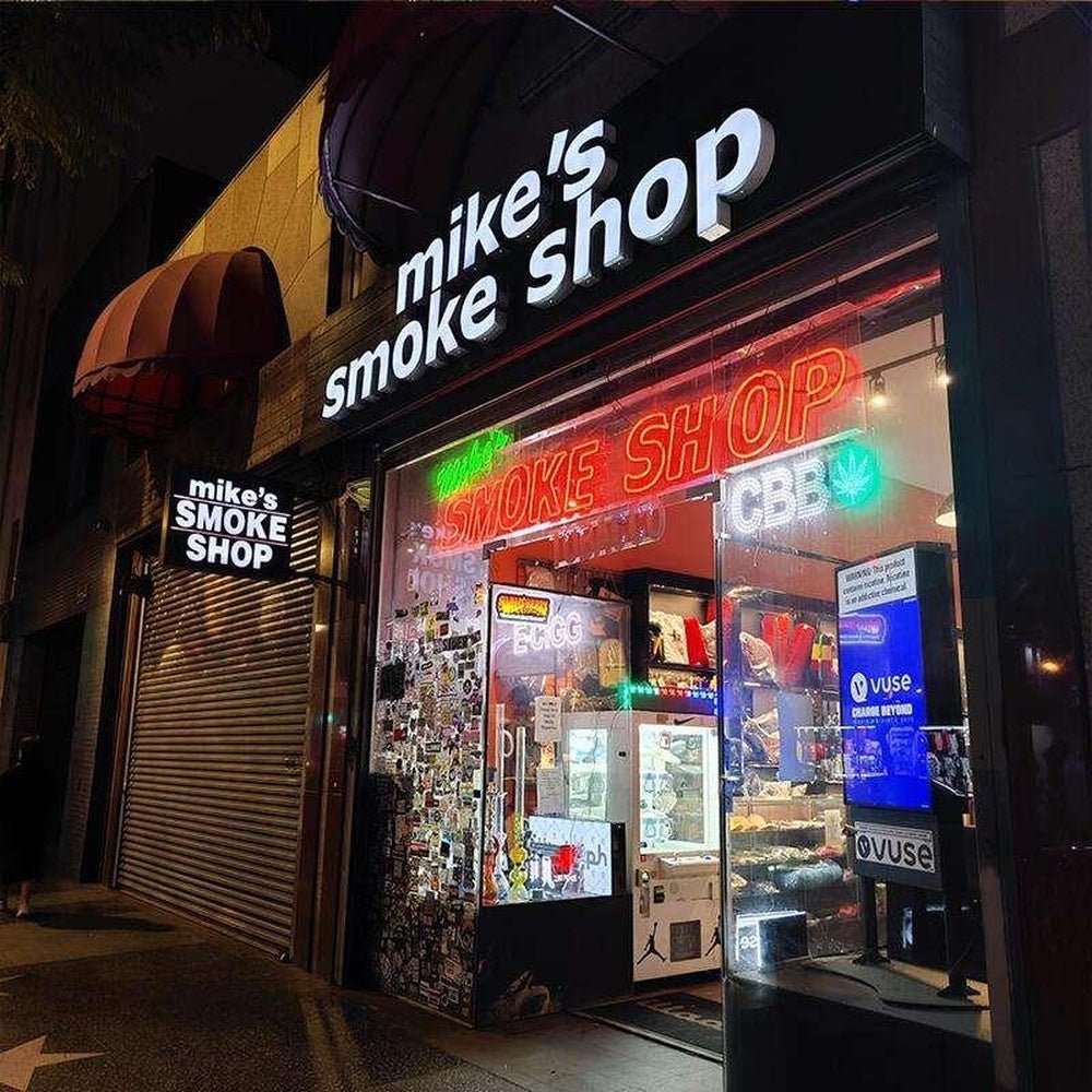 Mikes Smoke Shop 3D Frontlit Letters Metal Led Sign - Shineneon