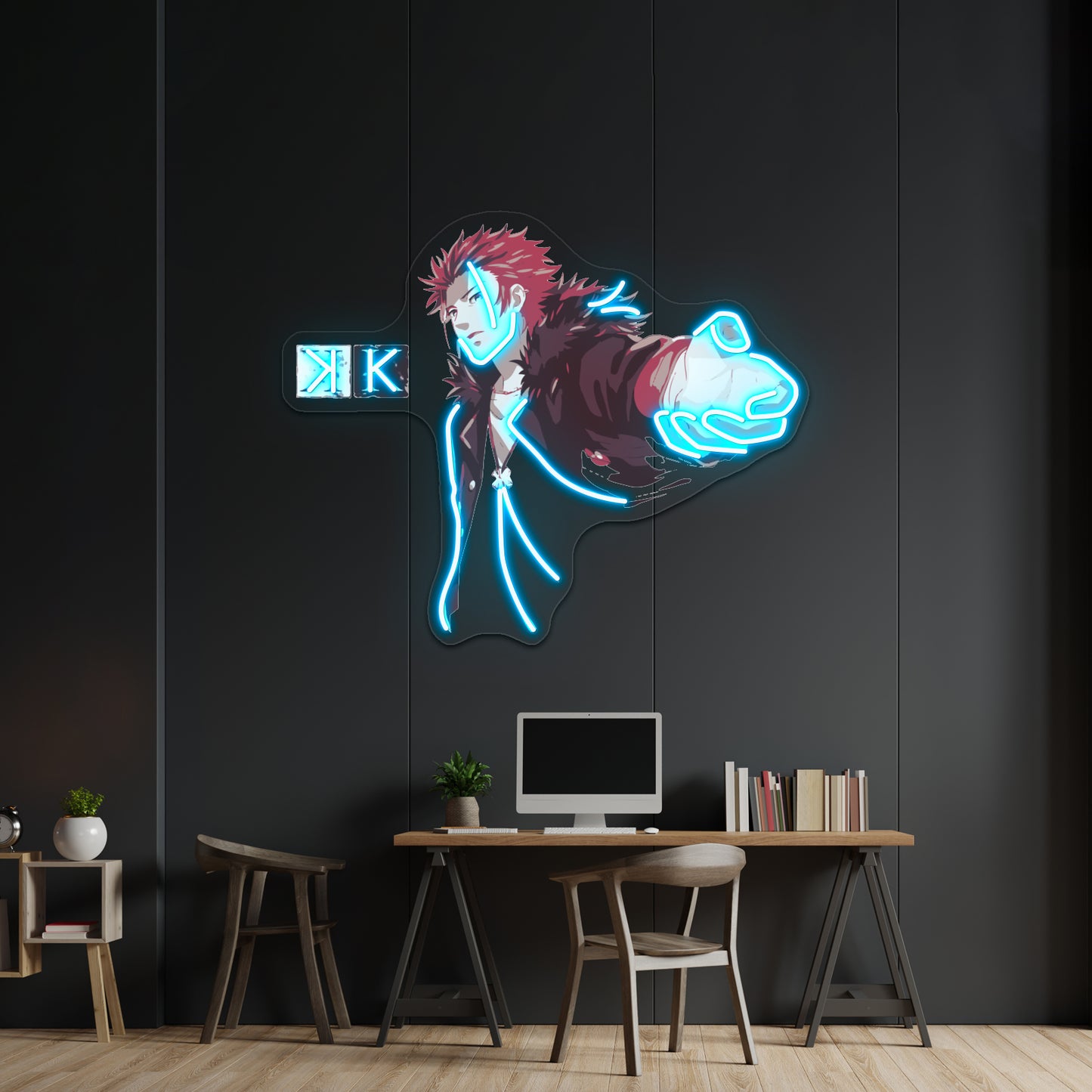 Mikoto Suoh K Project Artwork Neon Wall Signs